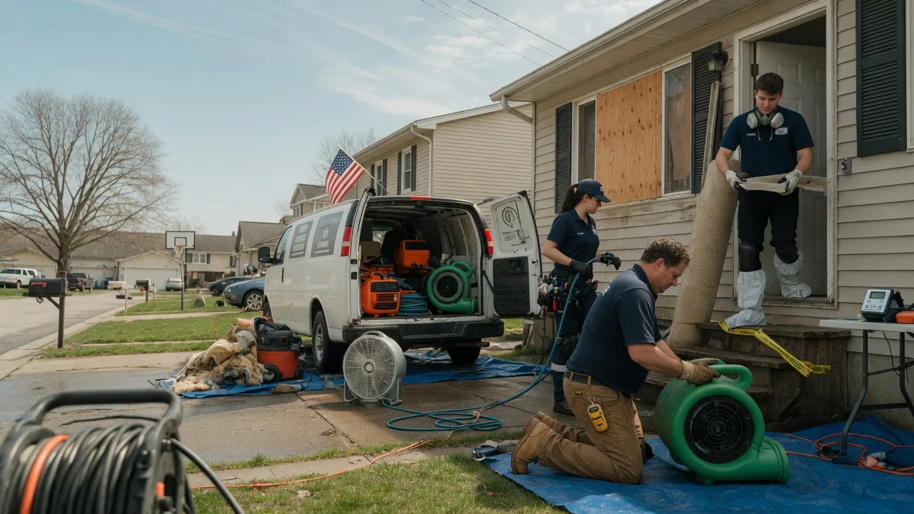 Water Damage Restoration in Springport, MI near me
